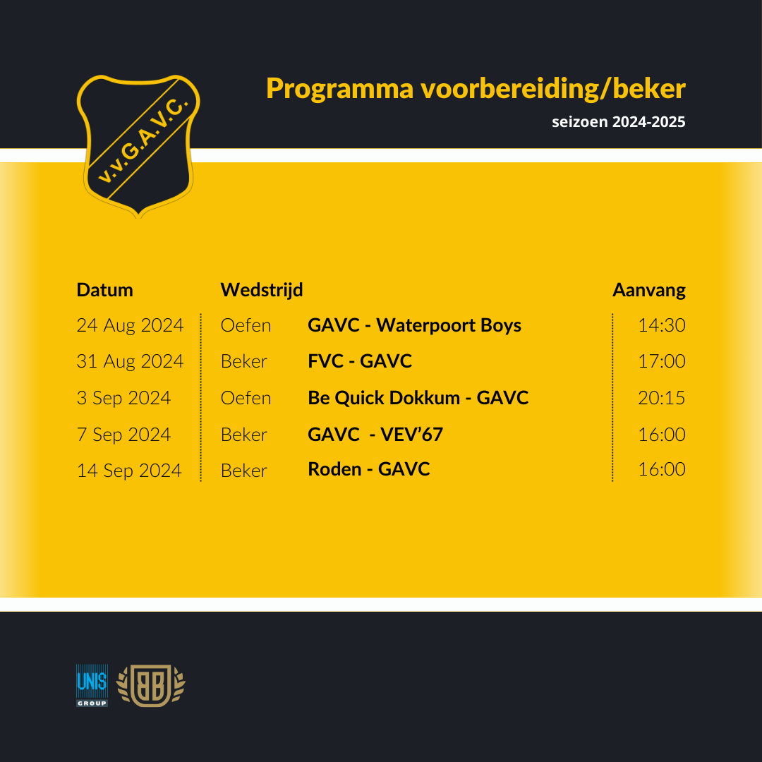 Planning voorbereiding
